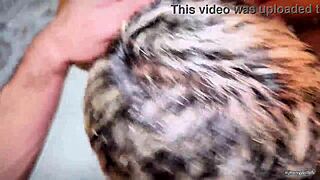 Can you handle this tanned bodybuilder's massive cock like never before?