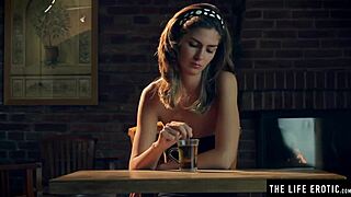 hey babe, smear that cream over your big tits and hairy pussy now!