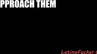 counting money while fucking horny young latino gay man