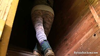 Interrogating Lara Croft with Brutal Deepthroat and Bound Creampie Action