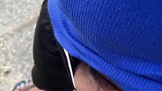 Novinho Finds Big Black Guy In Woods For Home Fun?