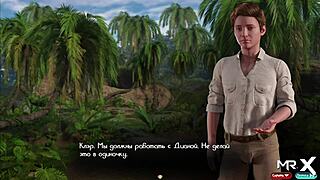 In Treasureofnadia, the character sucks cock by the open air river and cums from intense sex.