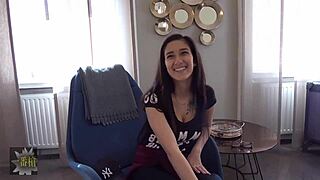 cute 18yo asian babe with huge tits gets raw creampie 😍