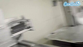 Amateur Teen 18+ Sucks Big Black Cock In Blowjob And Gets Fucked Publicly On Webcam