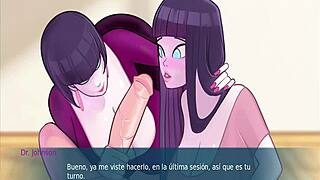 feeling intense pleasure with big tits and cock in hentai