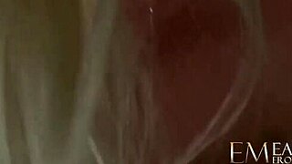 Blonde Spencer Scott Licks and Smokes with Big Tits