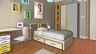 feeling intense pleasure with big tits and cock in hentai