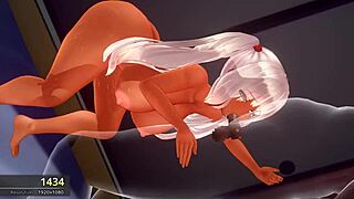 Two dark hentai babes get fucked mercilessly in 3d animation