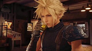 Cloud and TIFA revel in BENT OVER doggystyle with MONSTER COCK