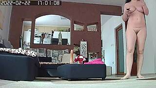 Oh, my hot Danielle MILF is here for amateur homemade action with big tits and deepthroat!