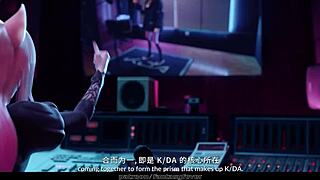 watch k da girls in hot lesbian scene?