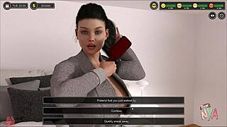 Adult game with animated big tits and assfucking action