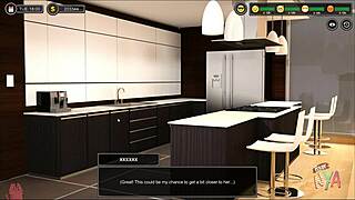 Adult game with animated big tits and assfucking action