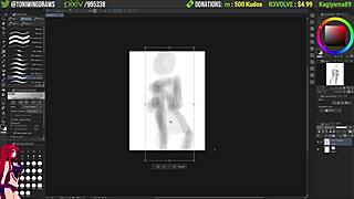 Streaming Picarto with Toniwing - Trashman Anime Art on 2023-01-11