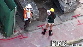 Mofos - Abbi with Glasses Sucks Cock Wildly in POV