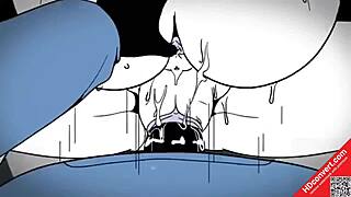 mime and dash in hentai cartoon style