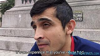 giving my latino buddy a hot blowjob for facial