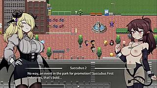 Corporate Succubus Part 1 Unleashes Wild Hentai Bondage and Fingering