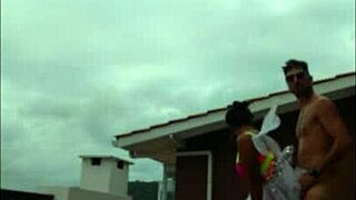 Lunna Vaz and I Have Sex on Balcony While Party Goes On