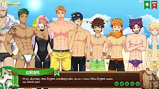 Emotional Gay Hentai Anime with Twink Friends in Game, Young 18+ Teens