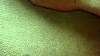 The busty amateur in lingerie enjoys a homemade blowbang with anal and deepthroat