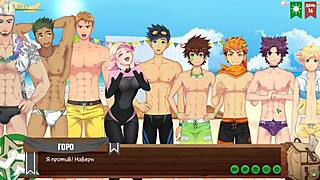 Emotional Gay Hentai Anime with Twink Friends in Game, Young 18+ Teens