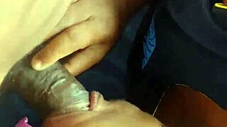 The busty amateur in lingerie enjoys a homemade blowbang with anal and deepthroat