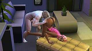 nicki m rides lucky fan's cock in 3d hentai