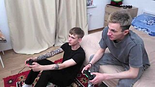 Oh No! The Twink Lost His Ass in the Game!