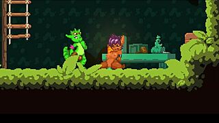 kincaid hentai game ep 10 tests marble dildo with hairy beaver