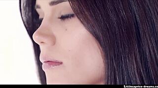 apolonia and little caprice explore their first intimate touch together