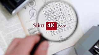 Adorable Blonde Seduces Boyfriend for Intense Doggystyle on Couch. Can't Resist Her Shaved Charm!