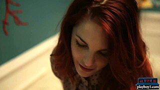 spanish ginger teen takes control over him!