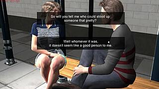 Matt Plays Rough Roleplay With The Bus Stop Girl In Hairless Pussy Creampie