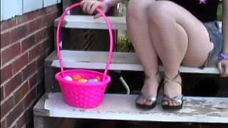 Come Help Me Hunt Easter Eggs Out Back!
