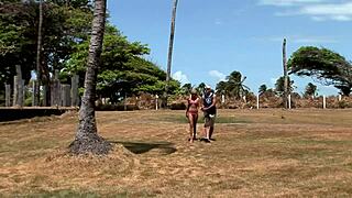 i'm a brazilian blonde getting it in the ass with sporty vibes, oh yeah