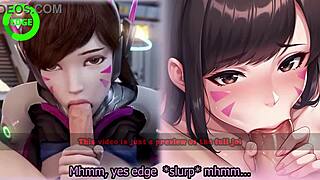 D Va S Edging Game ~ D Va Overwatch ~ Edging Light Femdom Submissive Multiple Endings ~ Patreon Exclusive Preview