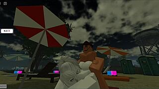 Cute milf jumps on dick hard in femdom game!