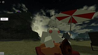 Cute milf jumps on dick hard in femdom game!