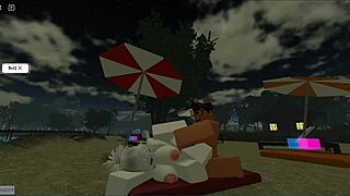 Cute milf jumps on dick hard in femdom game!