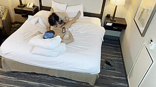 i love this petite tattooed beauty sucking my cock in blowjob scene