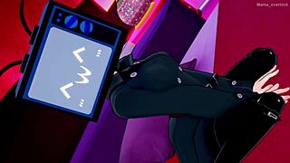 Tv woman wants to have sex before going to sleep in uncensored 3d hentai