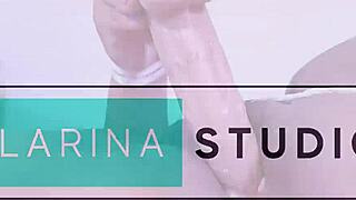 BBW masturbates then gets fucked in missionary by neighbor.