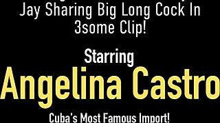 latina angelina castro, want to see her huge tits in a group 3some?