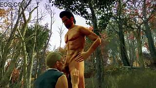 In the woods with stan and jonathan