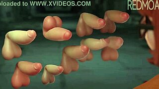 Velma from Scooby-Doo in Wild 3D Action by Redmoa - Hot Cartoon Scenes