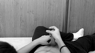 Honka indulges in gay masturbation session with suggestive touches and builds