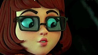 Velma from Scooby-Doo in Wild 3D Action by Redmoa - Hot Cartoon Scenes