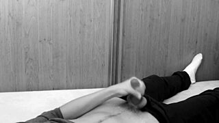 Honka indulges in gay masturbation session with suggestive touches and builds