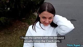 PublicAgent - Teen 18+ College Babe with Tight Body Tries Huge Cock in Hotel